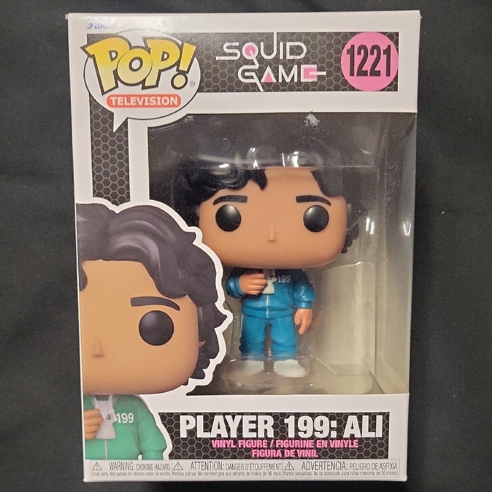 Funko Pop Squid Game Player 199 in Blue